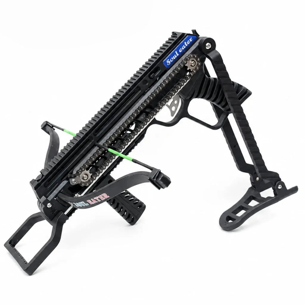 Soul-Eater - Chain Driven Slingshot Crossbow (350 FPS)
