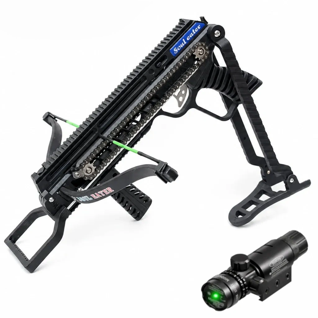 Soul-Eater - Chain Driven Slingshot Crossbow (350 FPS)