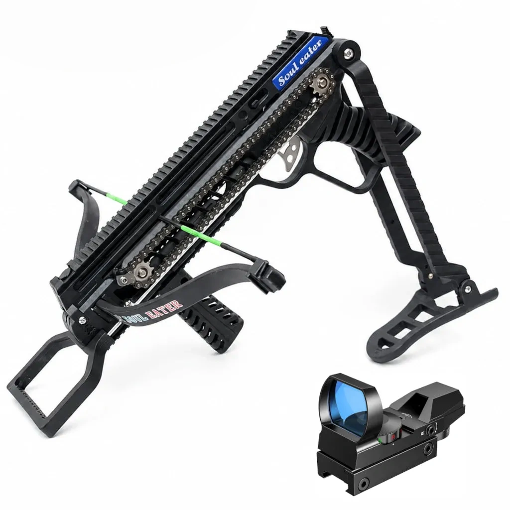 Soul-Eater - Chain Driven Slingshot Crossbow (350 FPS)