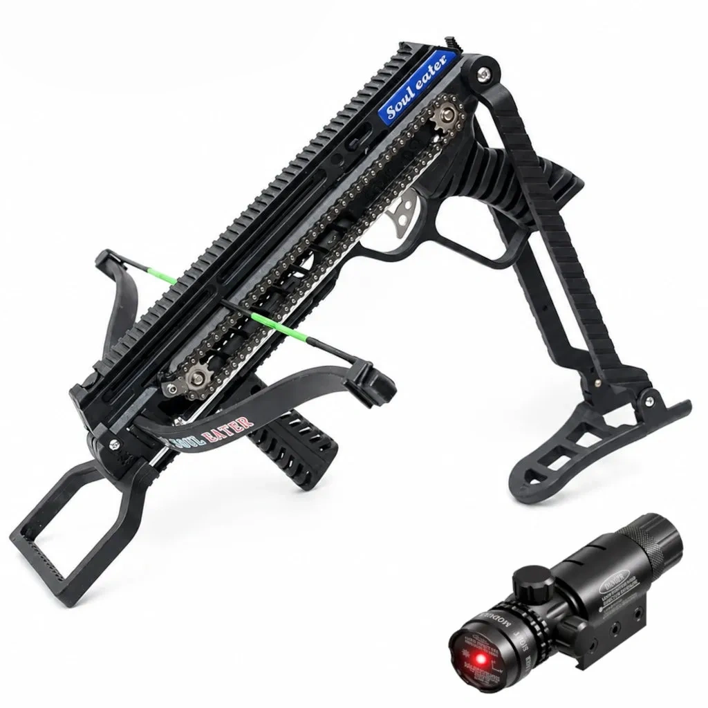Soul-Eater - Chain Driven Slingshot Crossbow (350 FPS)