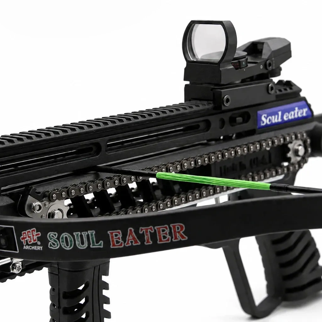 Soul-Eater - Chain Driven Slingshot Crossbow (350 FPS)