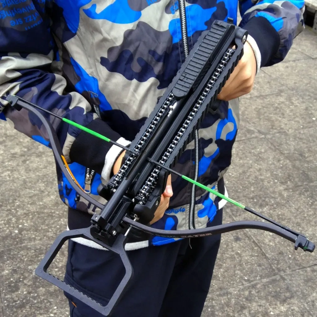 Soul-Eater - Chain Driven Slingshot Crossbow (350 FPS)