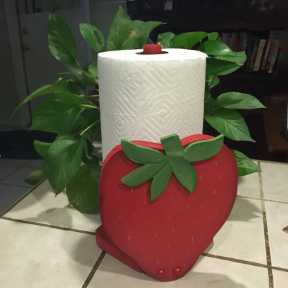 Strawberry Paper Towel Holder