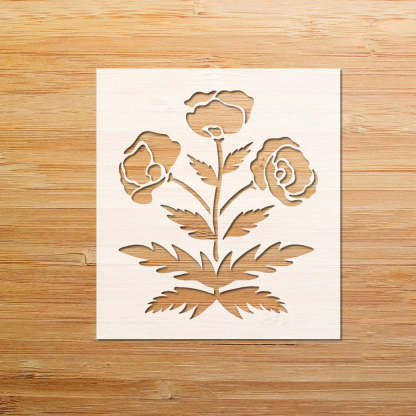Rose Stencil