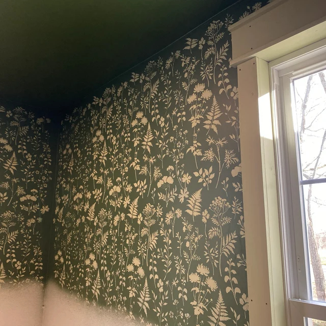 Woodland Plants Stencil