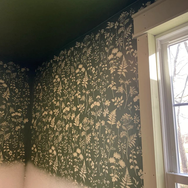 Woodland Plants Stencil