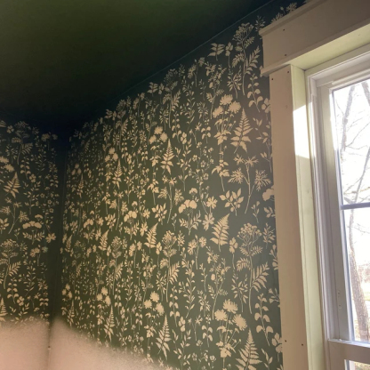 Woodland Plants Stencil
