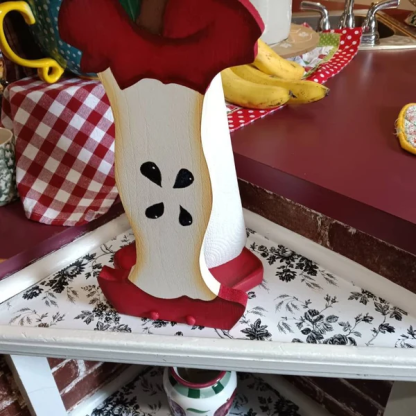 Apple Core Paper Towel Holder