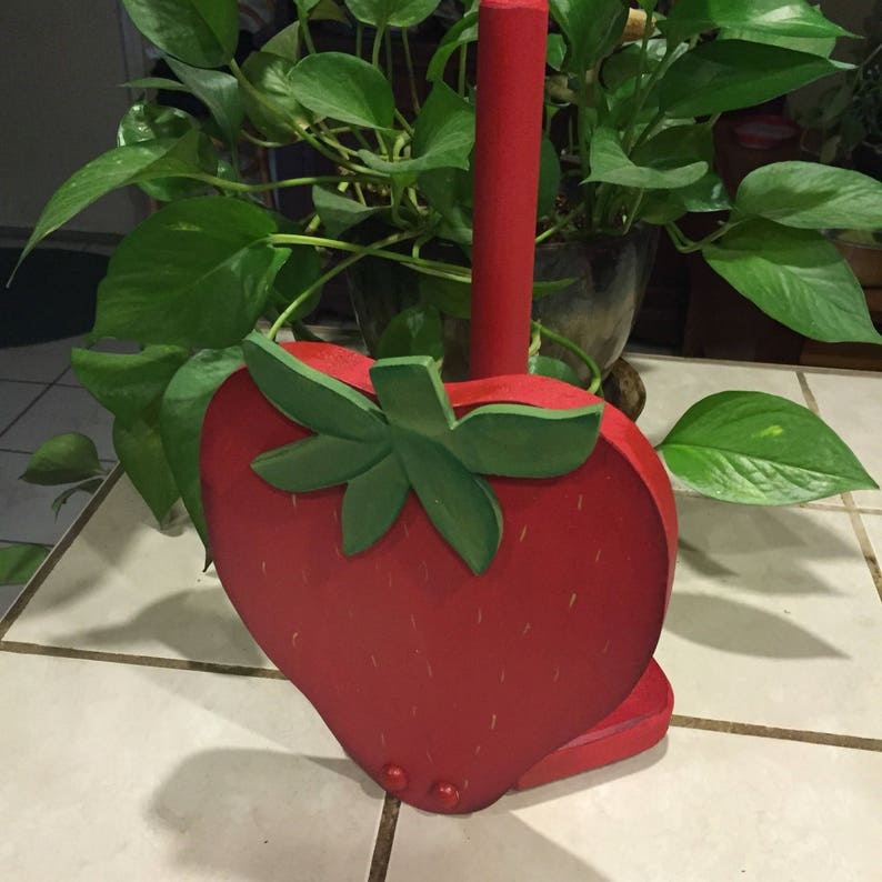 Strawberry Paper Towel Holder