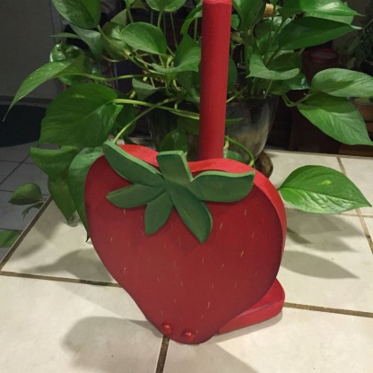 Strawberry Paper Towel Holder