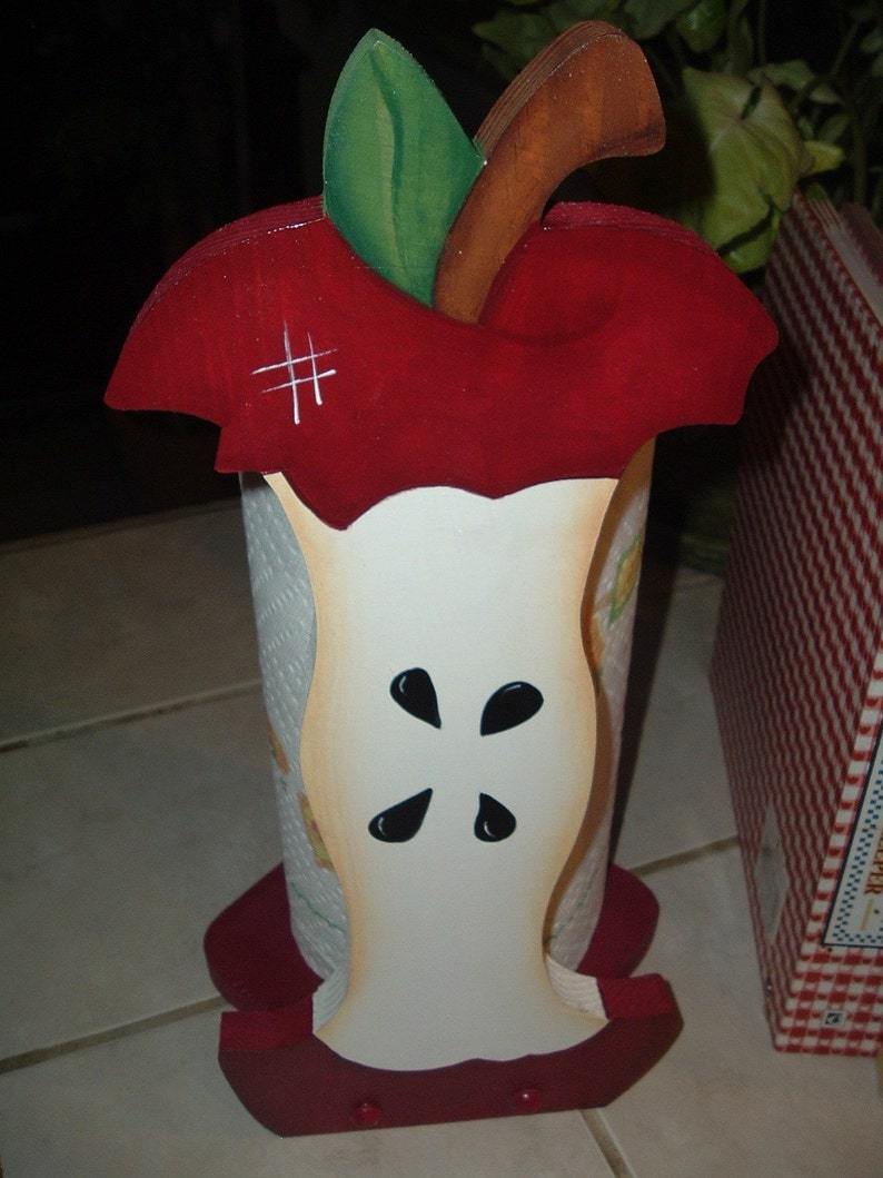 Apple Core Paper Towel Holder