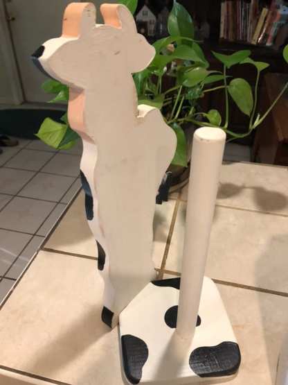 Holstein Cow Paper Towel Holder