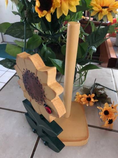 Sunflower Paper Towel Holder