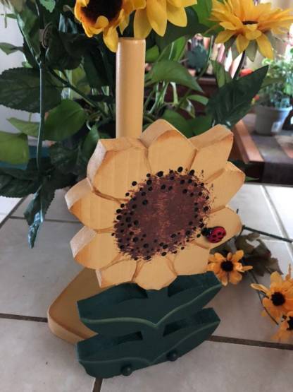 Sunflower Paper Towel Holder