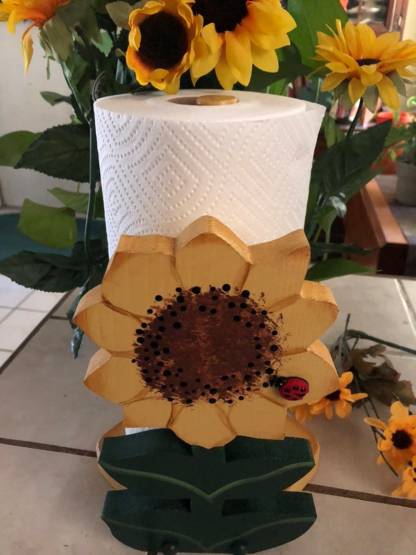 Sunflower Paper Towel Holder