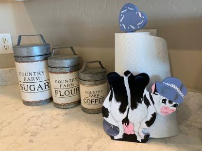 Farm Cow Paper Towel Holder 