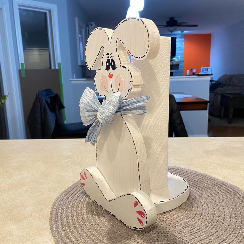 Bunny Paper Towel Holder