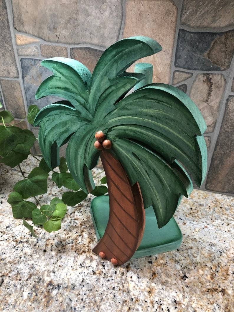 Palm Tree Paper Towel Holder