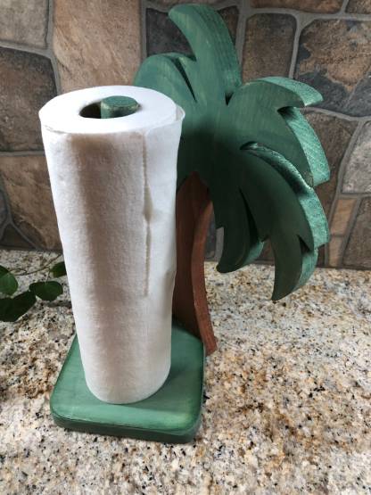 Palm Tree Paper Towel Holder