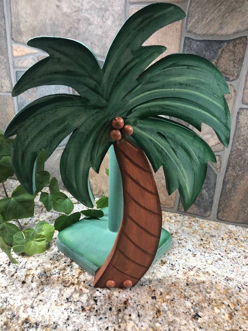 Palm Tree Paper Towel Holder