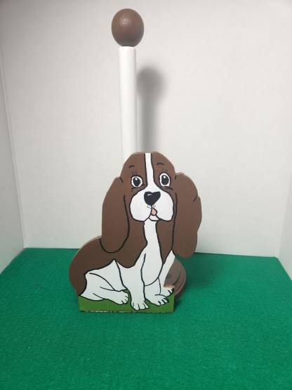 Basset Hound Towel Holder