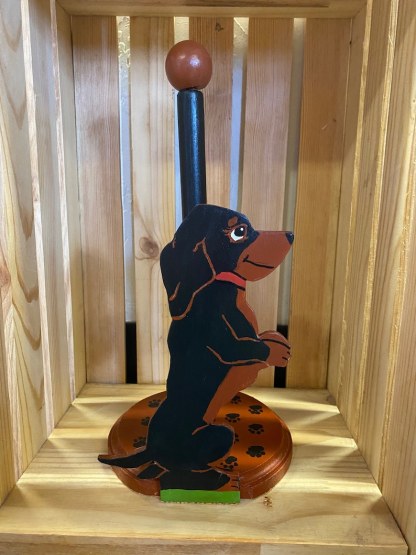 Dachshund Dog Paper Towel Holder