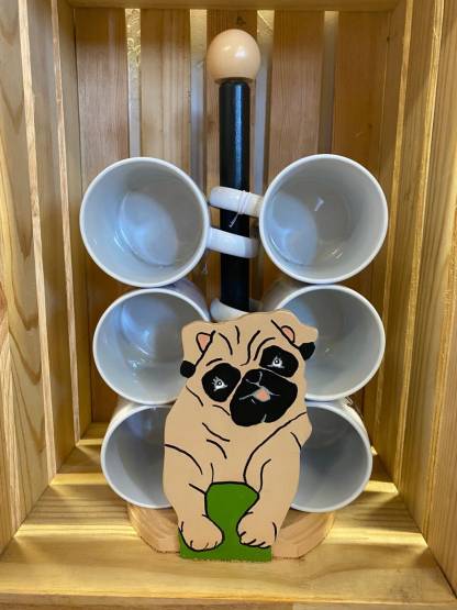 Pug Dog Paper Towel Holder