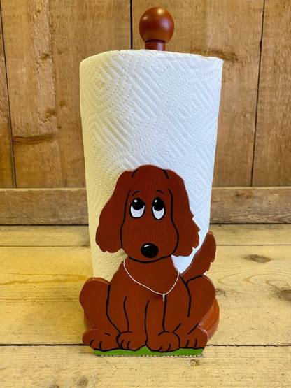 Golden Retriever Paper Towel Holder