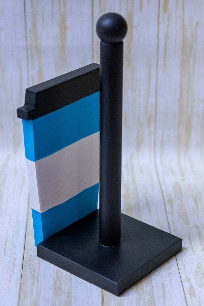 Coffee Paper Towel Holder（Blue ， Brown，Grey ）