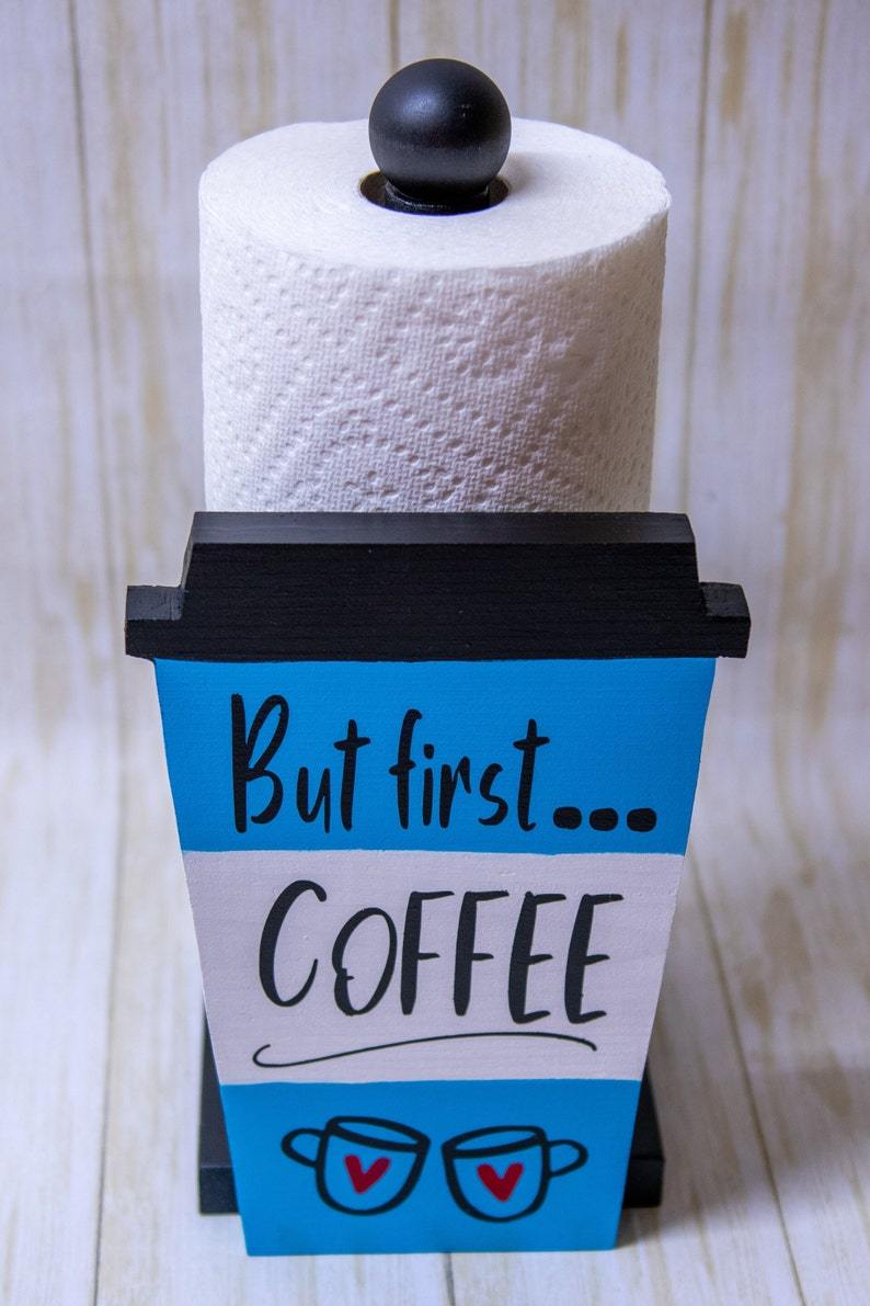 Coffee Paper Towel Holder（Blue ， Brown，Grey ）