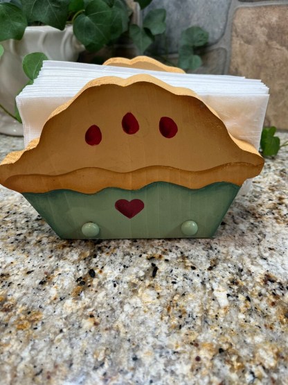 Green Pie Paper Towel Holder