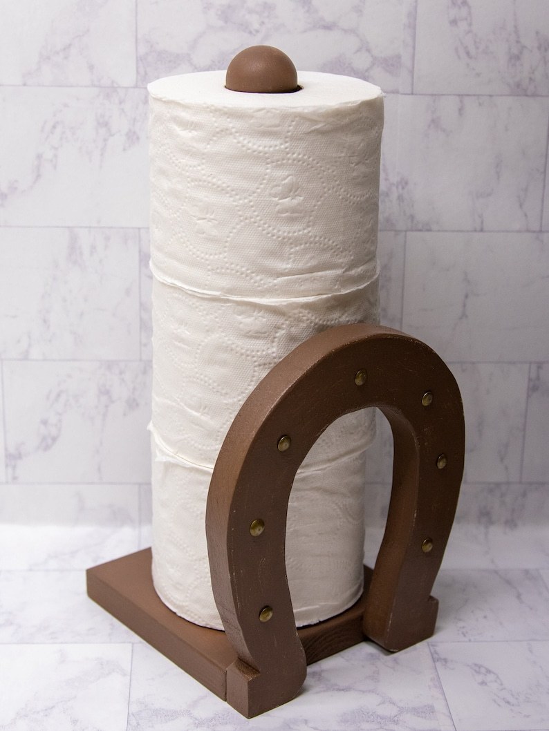 Horseshoe Paper Towel Holder