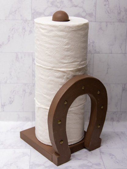Horseshoe Paper Towel Holder