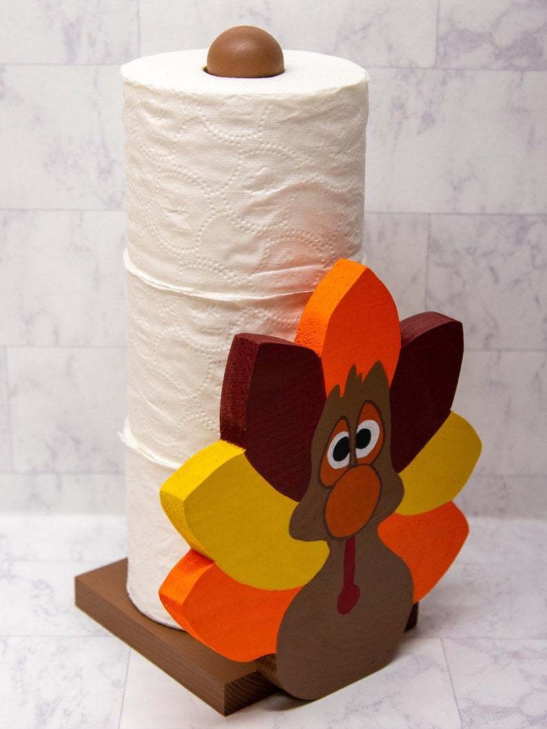 Standing Rooster Paper Towel Holder