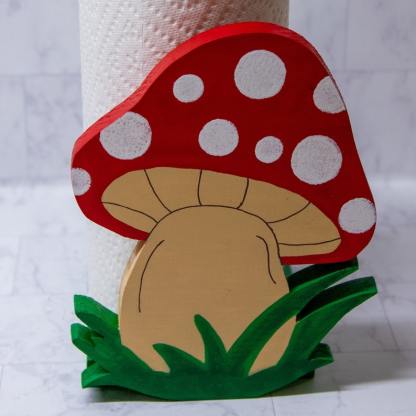 Cute Mushrooms Paper Towel Holder