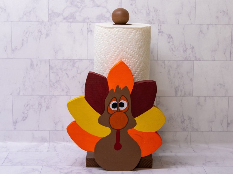 Standing Rooster Paper Towel Holder