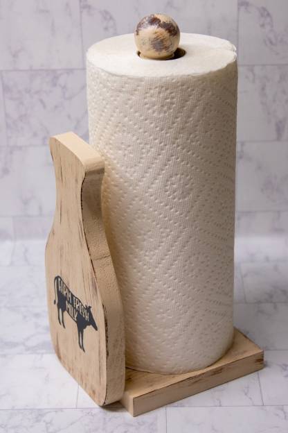 Milk Bottle Paper Towel Holder