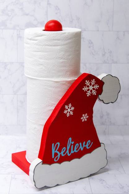 Christmas Hat Paper Towel Holder