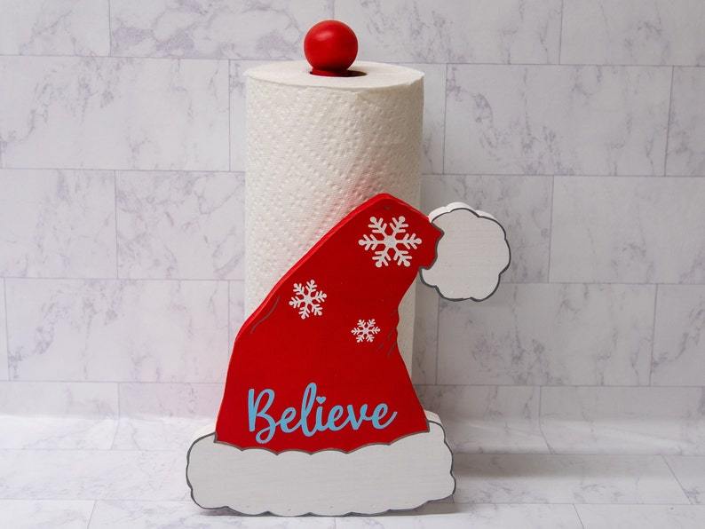 Christmas Hat Paper Towel Holder