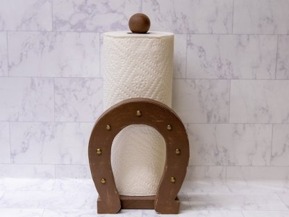 Horseshoe Paper Towel Holder