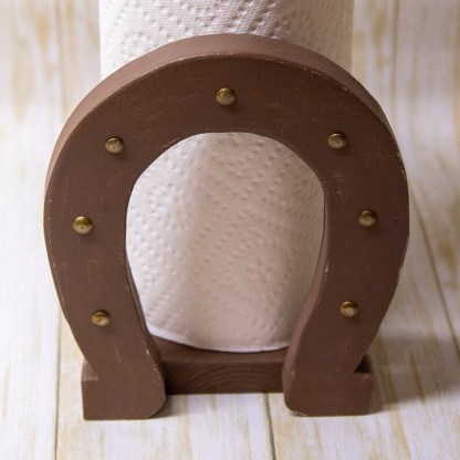 Horseshoe Paper Towel Holder