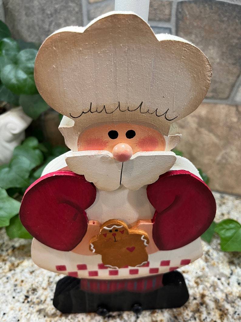 Santa Claus Chef Strawberry Paper Towel Holder