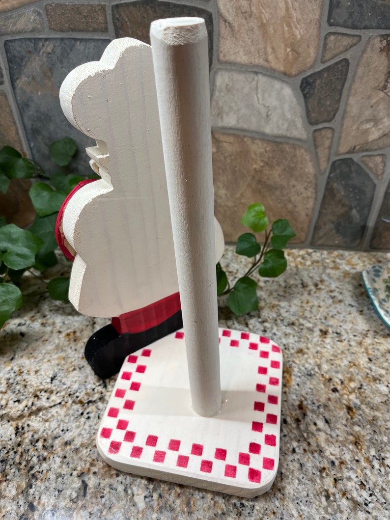 Santa Claus Chef Strawberry Paper Towel Holder