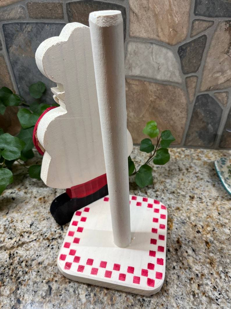 Santa Claus Chef Strawberry Paper Towel Holder