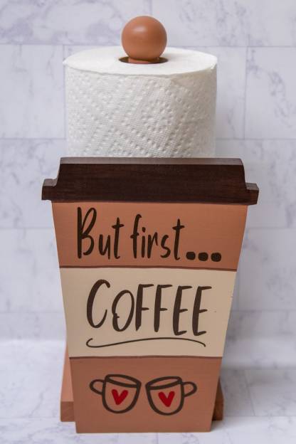 Coffee Paper Towel Holder（Blue ， Brown，Grey ）