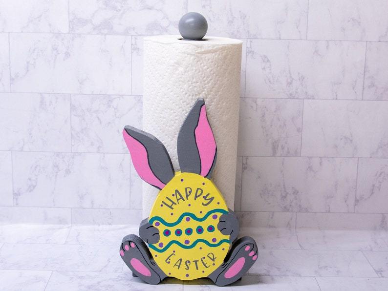 Easter Bunny Paper Towel Holder