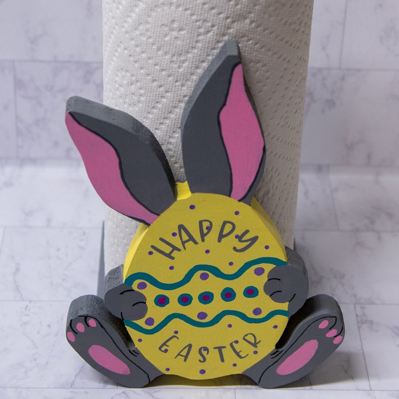 Easter Bunny Paper Towel Holder