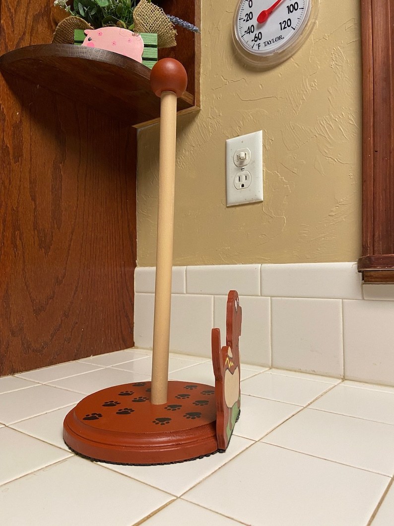 Hot Dog Dog Paper Towel Holder 