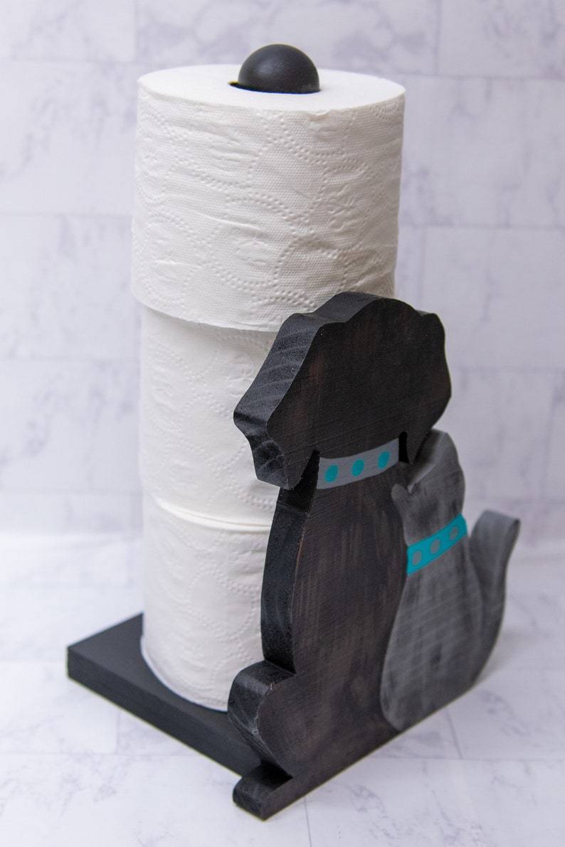 Waiting Cats Snd Dog Paper Towel Holder