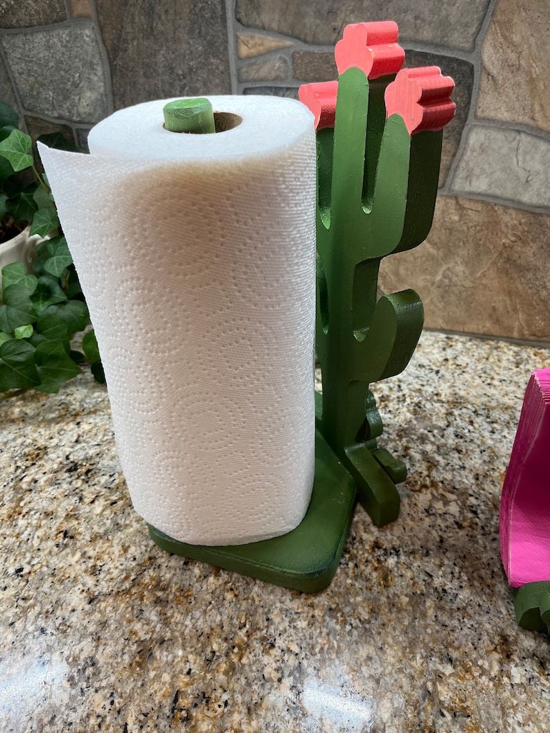 Cactus Paper Towel Holder